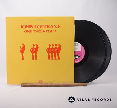 John Coltrane One Two & Four Double LP Vinyl Record - Front Cover & Record