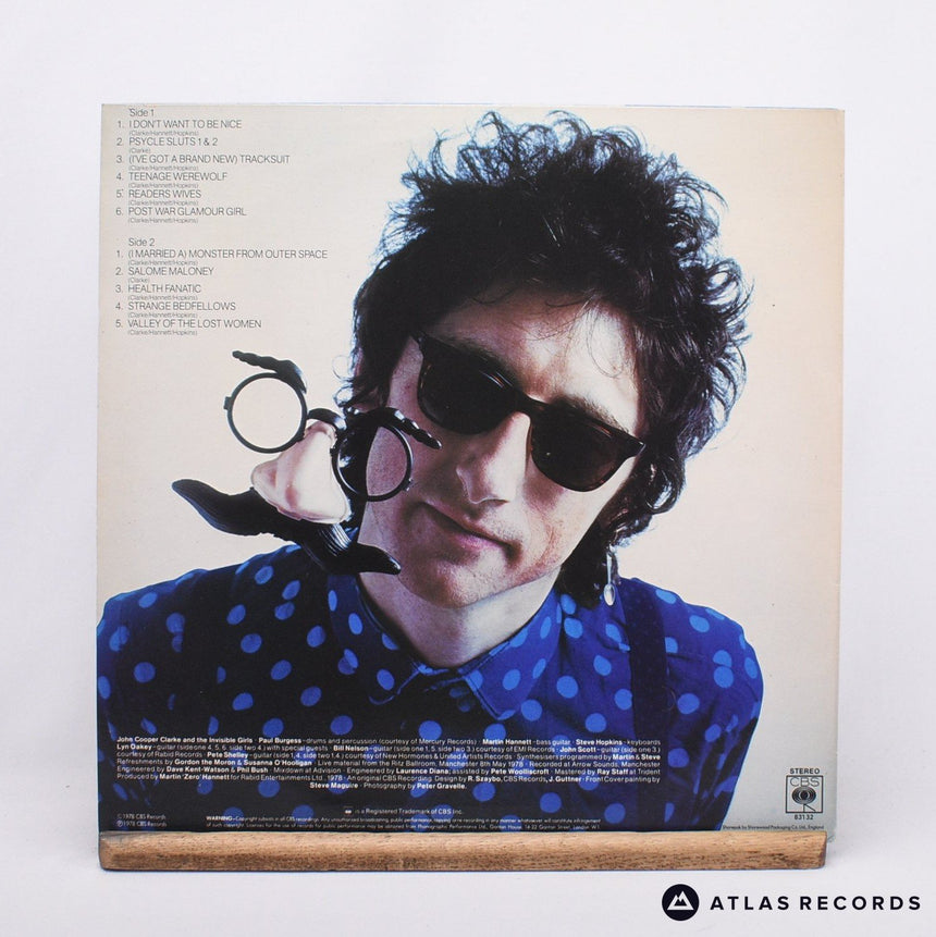 John Cooper Clarke - Disguise In Love - LP Vinyl Record - EX/EX