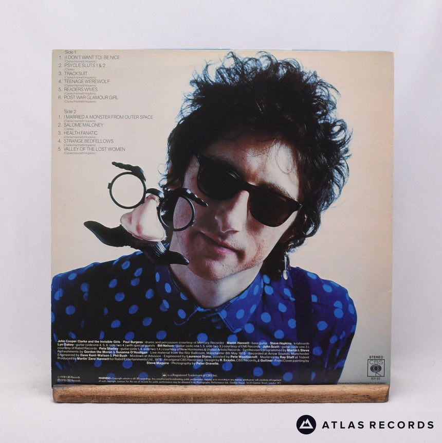 John Cooper Clarke - Disguise In Love - LP Vinyl Record - EX/EX