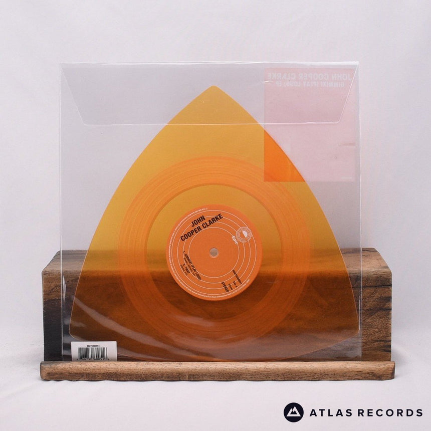John Cooper Clarke - Gimmix! - Orange Limited Edition 7" Vinyl Record - EX/NM