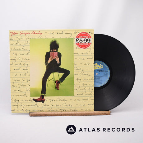 John Cooper Clarke Me And My Big Mouth LP Vinyl Record - Front Cover & Record