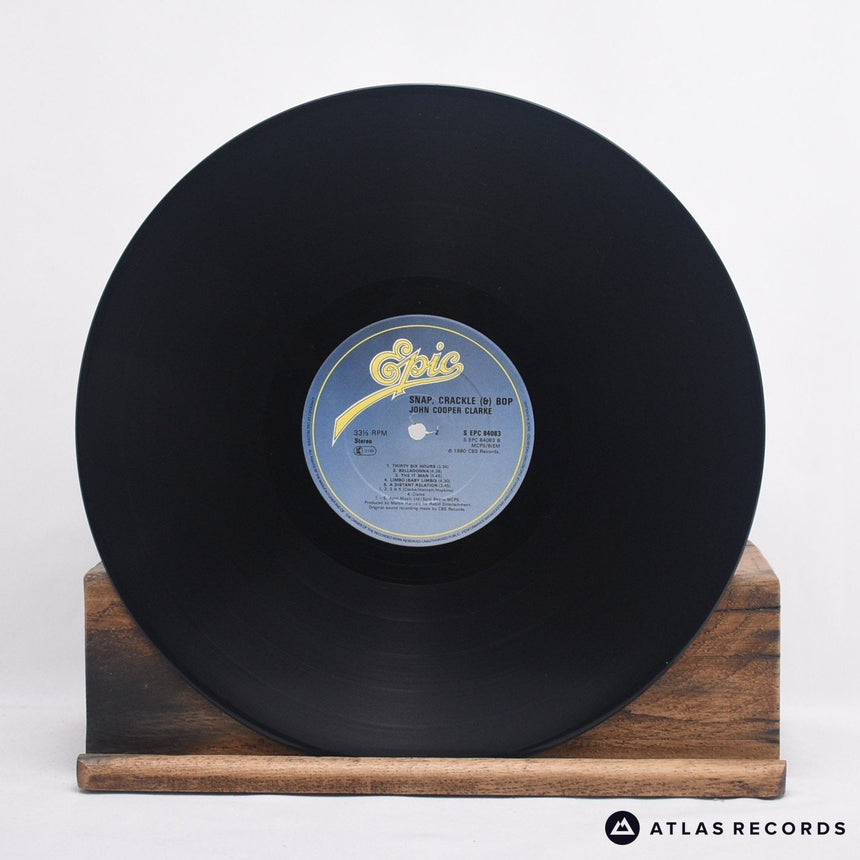 John Cooper Clarke - Snap, Crackle & Bop - 3A B2 LP Vinyl Record - VG+/EX