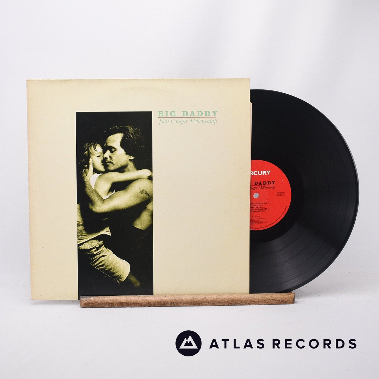 John Cougar Mellencamp Big Daddy LP Vinyl Record - Front Cover & Record