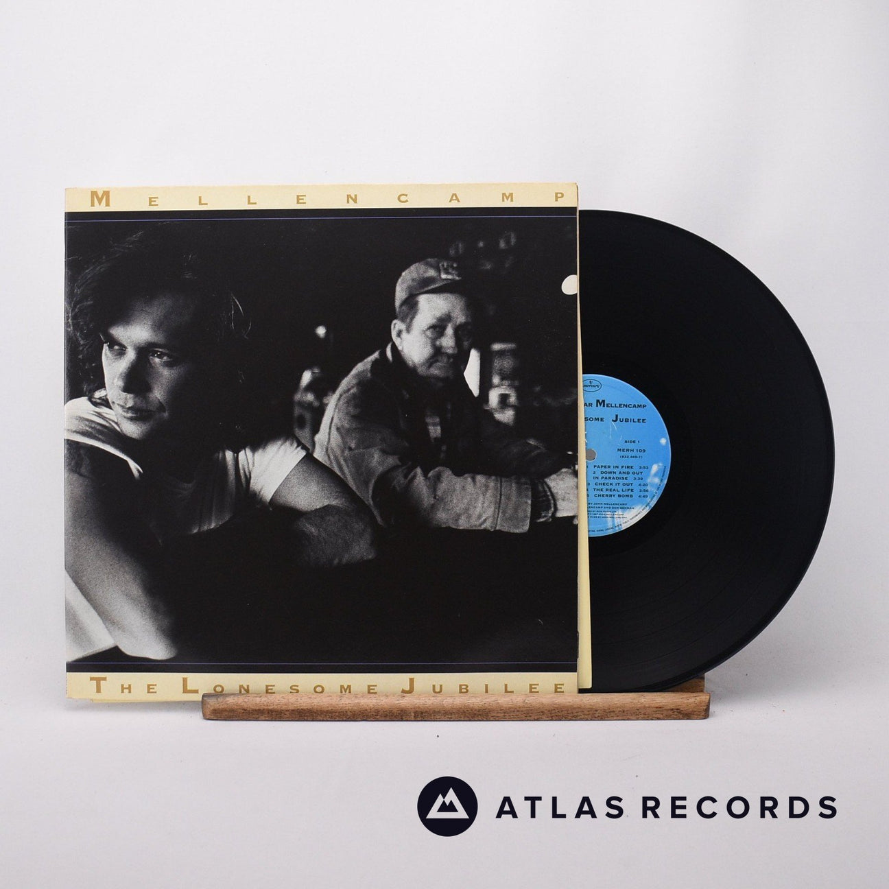 John Cougar Mellencamp The Lonesome Jubilee LP Vinyl Record - Front Cover & Record