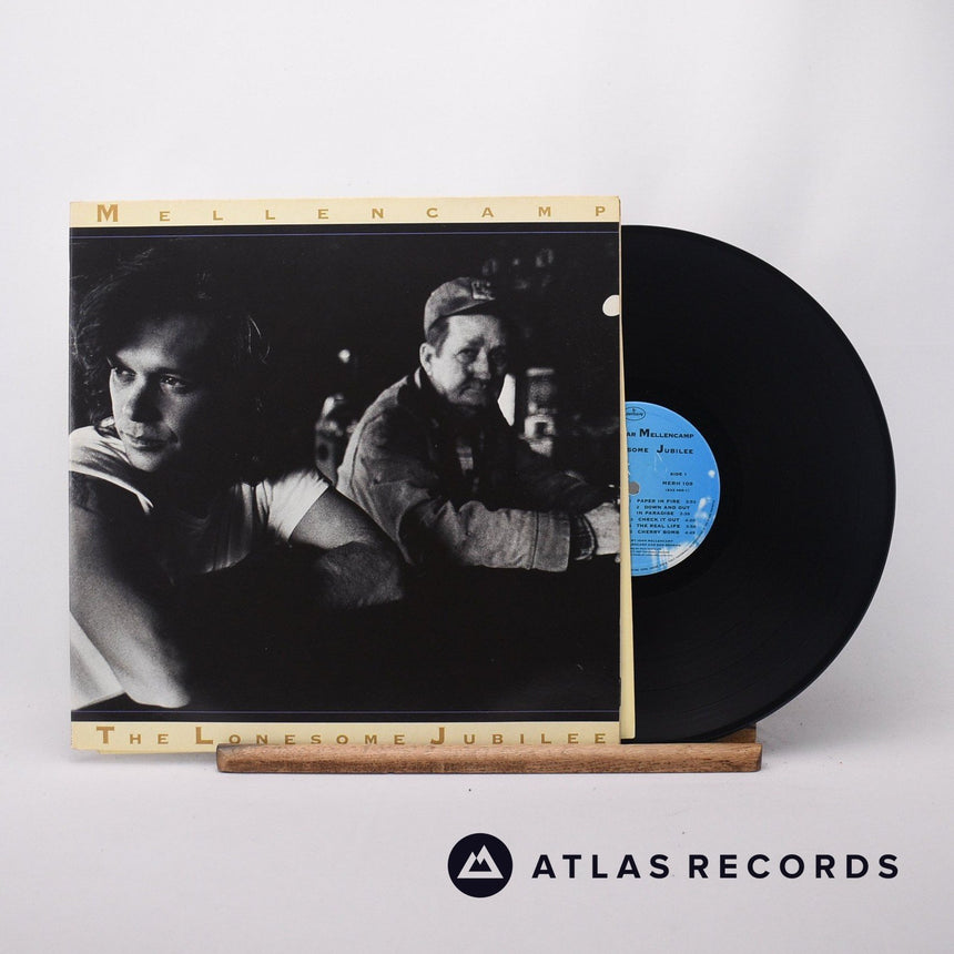 John Cougar Mellencamp The Lonesome Jubilee LP Vinyl Record - Front Cover & Record