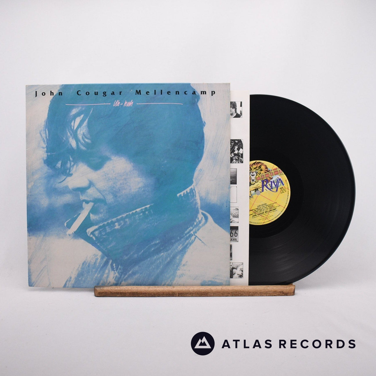 John Cougar Mellencamp Uh-Huh LP Vinyl Record - Front Cover & Record