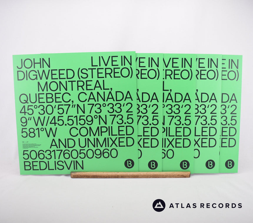 John Digweed - Live In (Stereo) - A-1 B-1 5 x 12" Vinyl Record - NM/NM