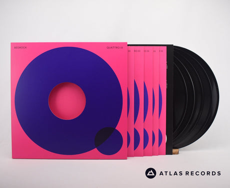 John Digweed Quattro III 5 x 12" Vinyl Record - Front Cover & Record