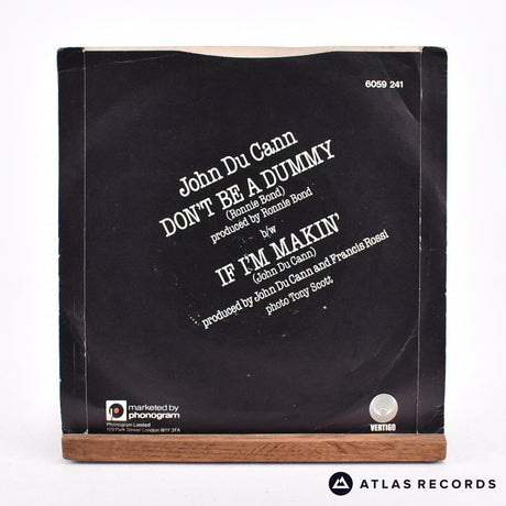 John Du Cann - Don't Be A Dummy - 7" Vinyl Record - VG+/VG+