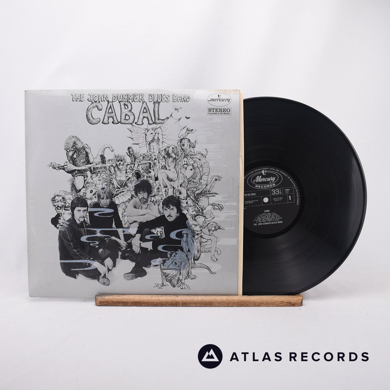 John Dummer Blues Band Cabal LP Vinyl Record - Front Cover & Record