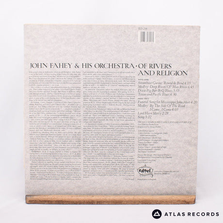 John Fahey & His Orchestra - Of Rivers And Religion - LP Vinyl Record - EX/EX