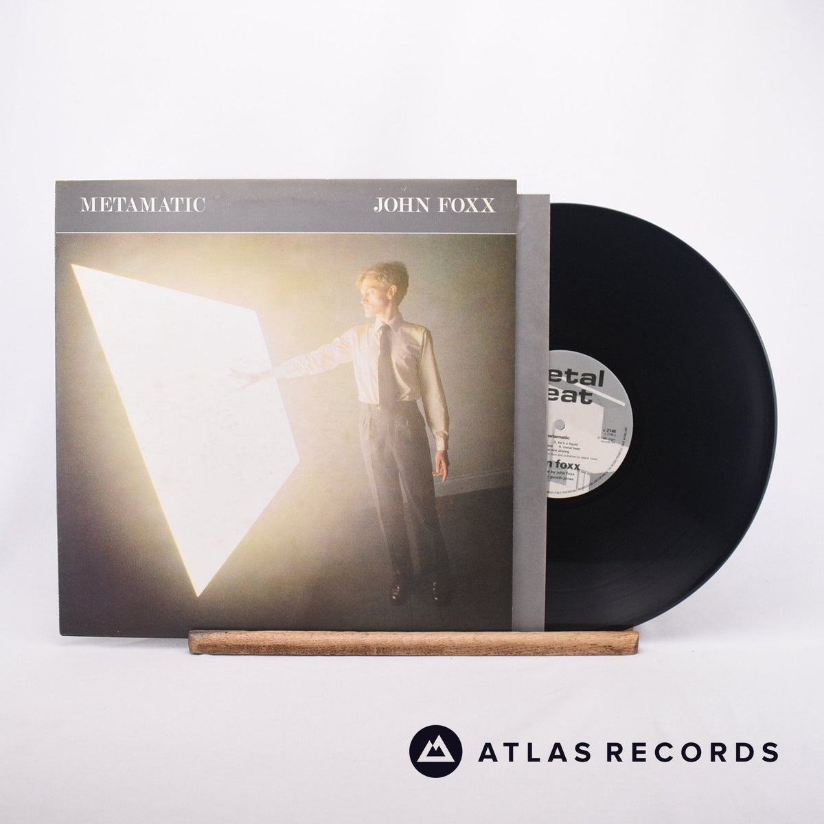 John Foxx Metamatic LP Vinyl Record - Front Cover & Record