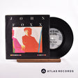 John Foxx Underpass 7" Vinyl Record - Front Cover & Record
