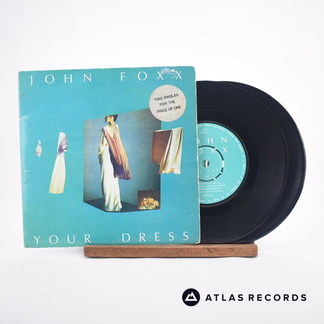 John Foxx Your Dress 2 x 7" Vinyl Record - Front Cover & Record