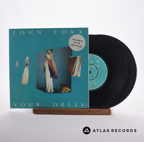 John Foxx Your Dress 2 x 7" Vinyl Record - Front Cover & Record