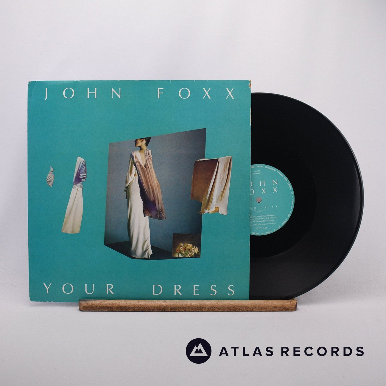 John Foxx Your Dress 12" Vinyl Record - Front Cover & Record
