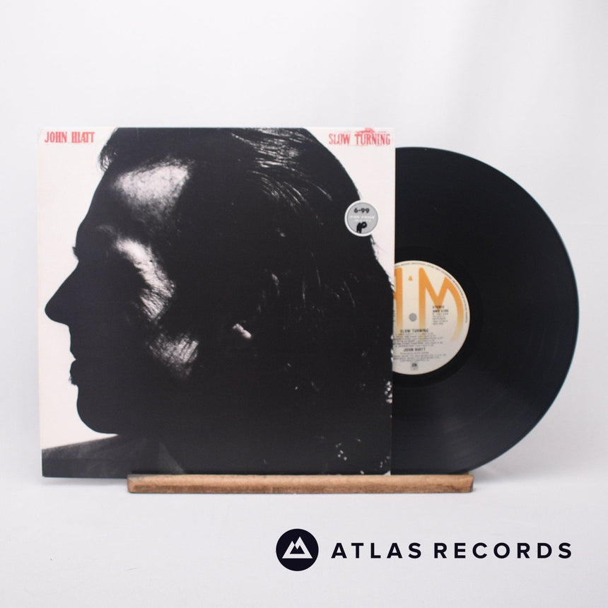 John Hiatt Slow Turning LP Vinyl Record - Front Cover & Record