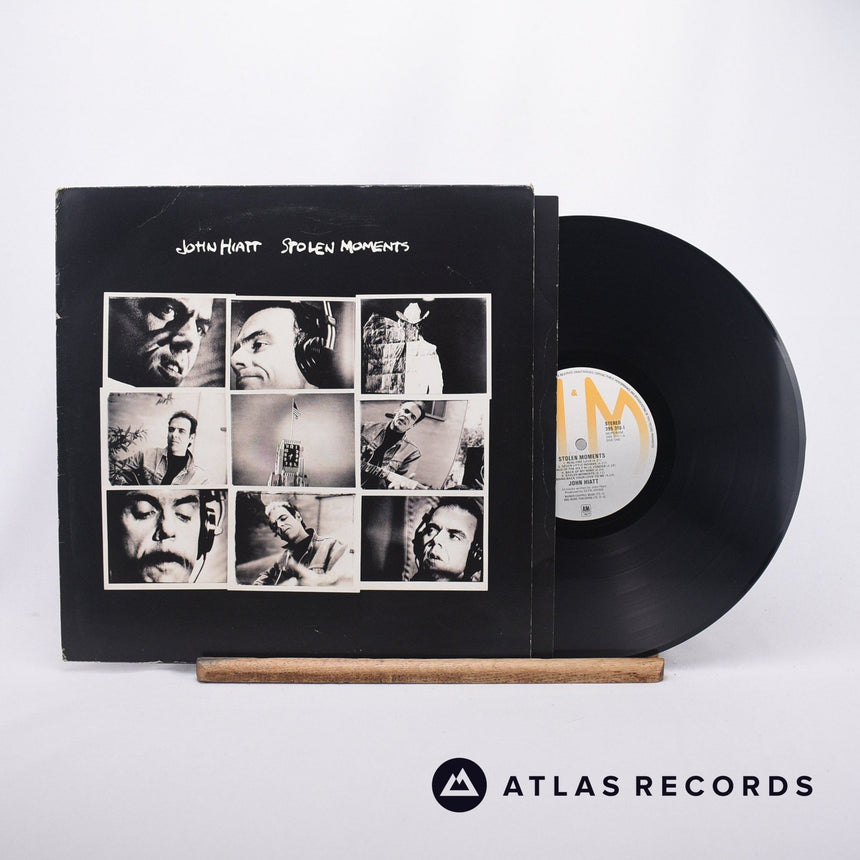 John Hiatt Stolen Moments LP Vinyl Record - Front Cover & Record