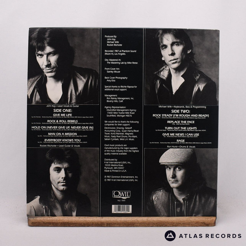 John Kay - Rock & Roll Rebels - LP Vinyl Record - EX/NM