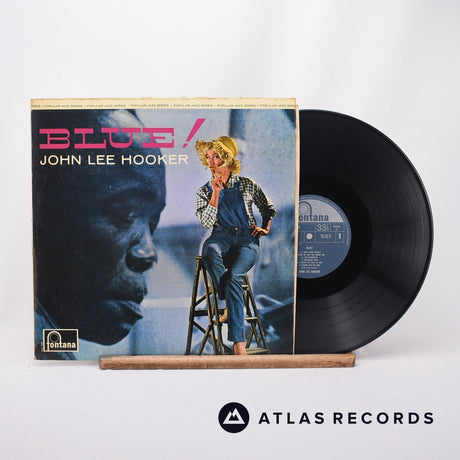 John Lee Hooker Blue! LP Vinyl Record - Front Cover & Record