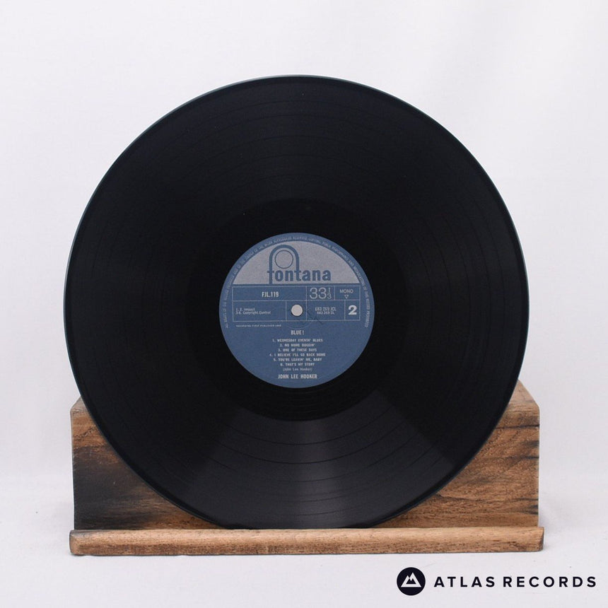 John Lee Hooker - Blue! - Mono Reissue 1L 2L LP Vinyl Record - VG+/VG+