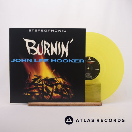 John Lee Hooker Burnin' LP Vinyl Record - Front Cover & Record