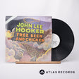 John Lee Hooker Free Beer And Chicken LP Vinyl Record - Front Cover & Record