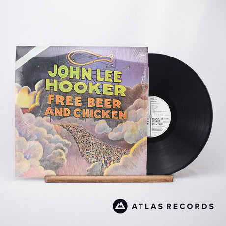John Lee Hooker Free Beer And Chicken LP Vinyl Record - Front Cover & Record