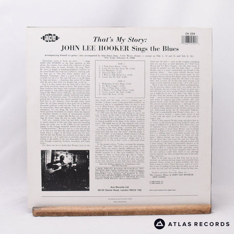 John Lee Hooker - That's My Story John Lee Hooker Sings The Blues - LP Vinyl