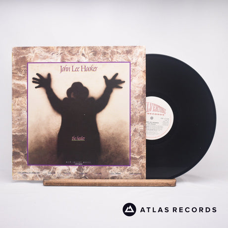 John Lee Hooker The Healer LP Vinyl Record - Front Cover & Record
