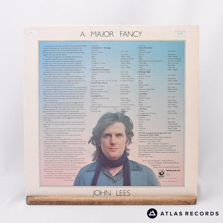 John Lees - A Major Fancy - LP Vinyl Record - EX/EX