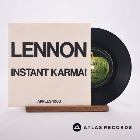 John Lennon Instant Karma! 7" Vinyl Record - Front Cover & Record