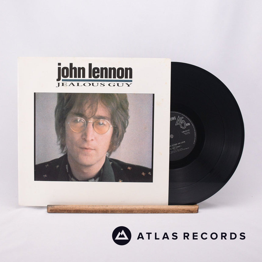John Lennon Jealous Guy 12" Vinyl Record - Front Cover & Record