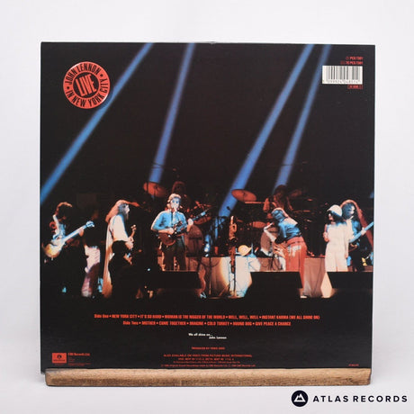 John Lennon - Live In New York City - Embossed Sleeve LP Vinyl Record - EX/EX