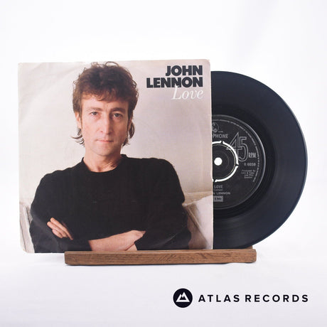 John Lennon Love 7" Vinyl Record - Front Cover & Record