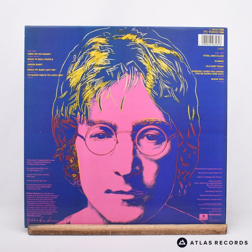 John Lennon - Menlove Ave - A-1 B-1 LP Vinyl Record - EX/EX