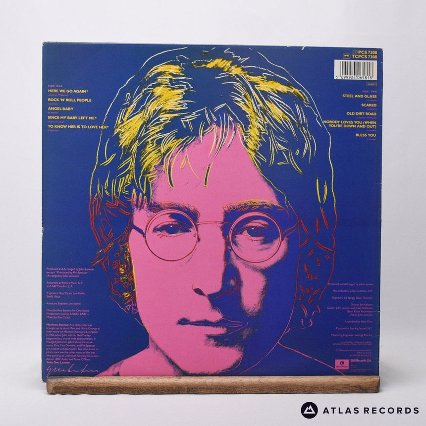 John Lennon - Menlove Ave - A-1 B-1 LP Vinyl Record - VG+/VG+