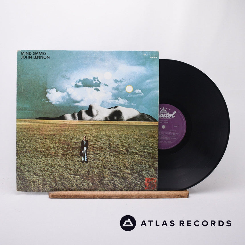 John Lennon - Mind Games - Reissue Canadian LP Vinyl Record - VG+/EX