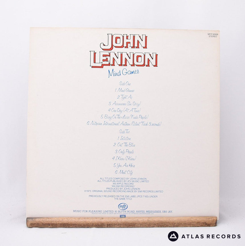 John Lennon - Mind Games - Reissue LP Vinyl Record - EX/EX