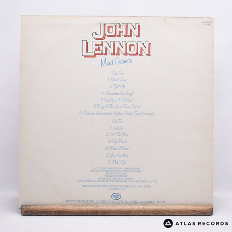John Lennon - Mind Games - LP Vinyl Record - VG+/EX