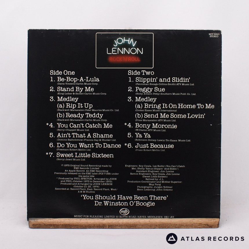 John Lennon - Rock 'N' Roll - Reissue LP Vinyl Record - VG+/EX