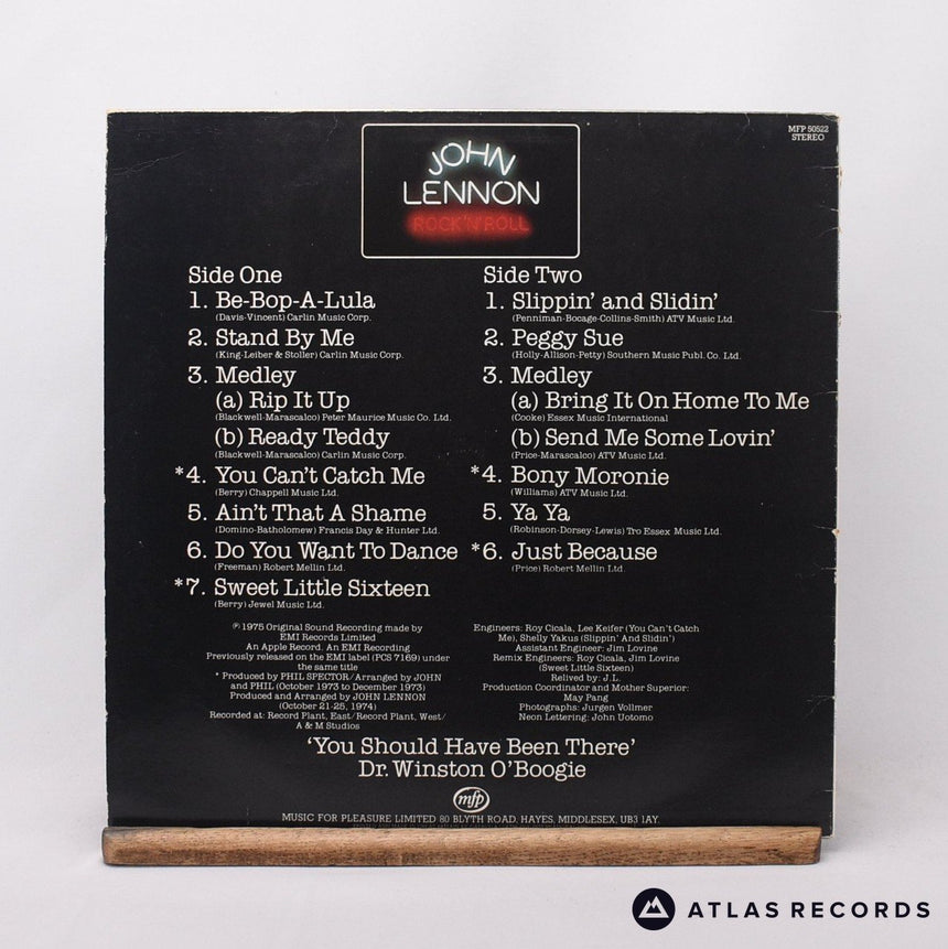 John Lennon - Rock 'N' Roll - Reissue LP Vinyl Record - VG+/VG+