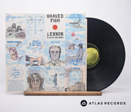 John Lennon Shaved Fish LP Vinyl Record - Front Cover & Record