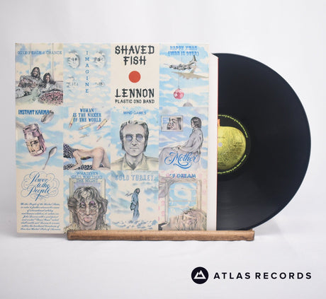John Lennon Shaved Fish LP Vinyl Record - Front Cover & Record