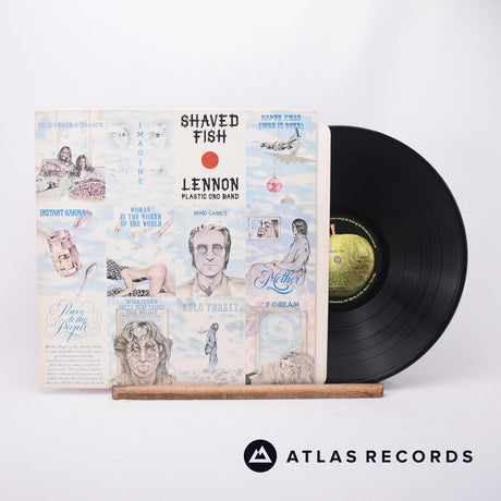 John Lennon Shaved Fish LP Vinyl Record - Front Cover & Record