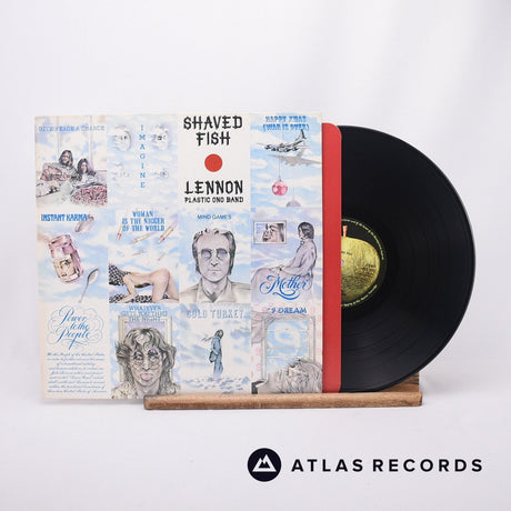 John Lennon Shaved Fish LP Vinyl Record - Front Cover & Record