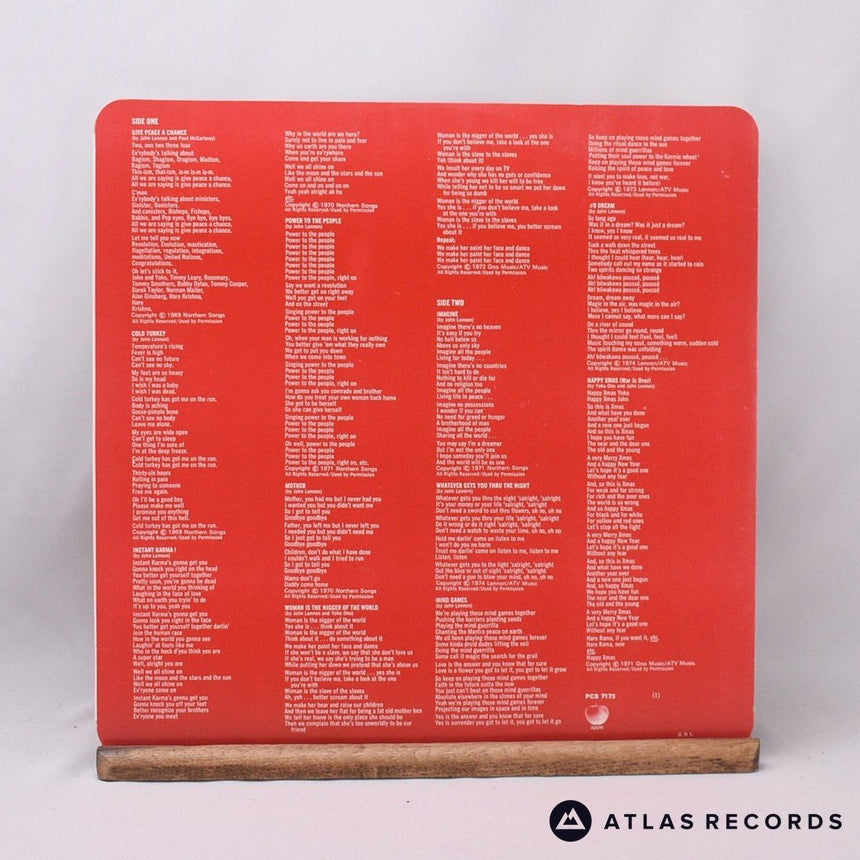 John Lennon - Shaved Fish - LP Vinyl Record - VG+/EX