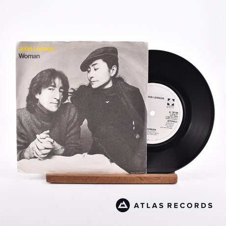 John Lennon Woman 7" Vinyl Record - Front Cover & Record