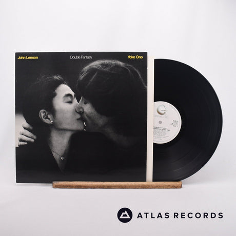 John Lennon & Yoko Ono Double Fantasy LP Vinyl Record - Front Cover & Record