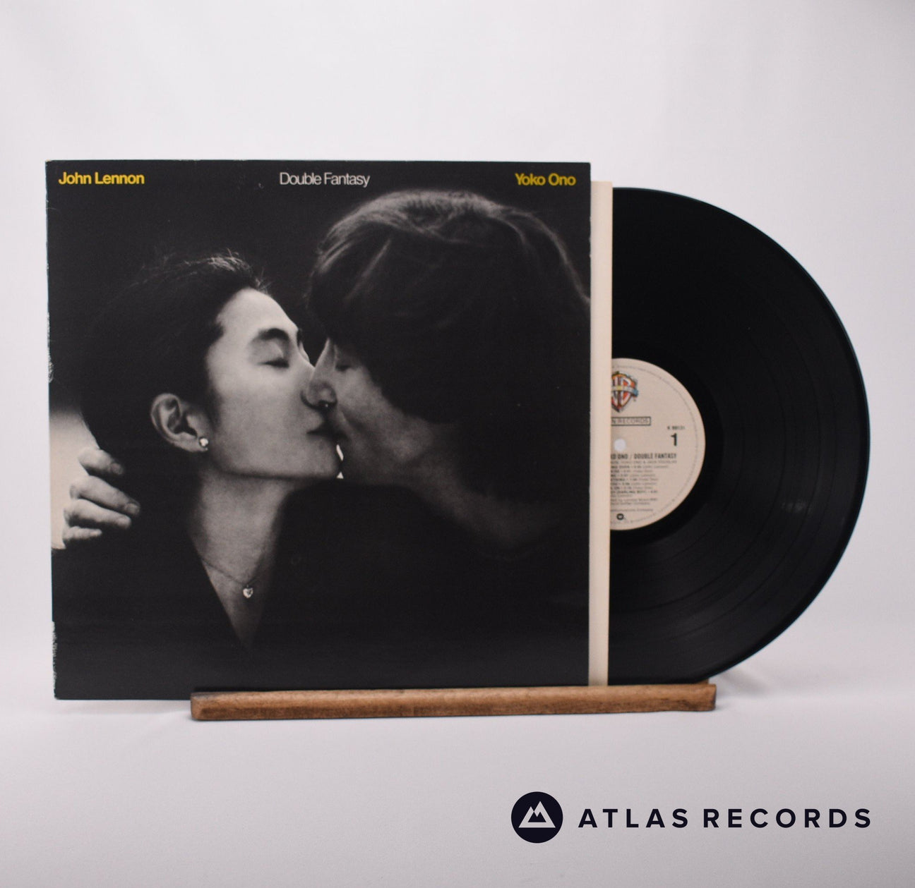 John Lennon & Yoko Ono Double Fantasy LP Vinyl Record - Front Cover & Record